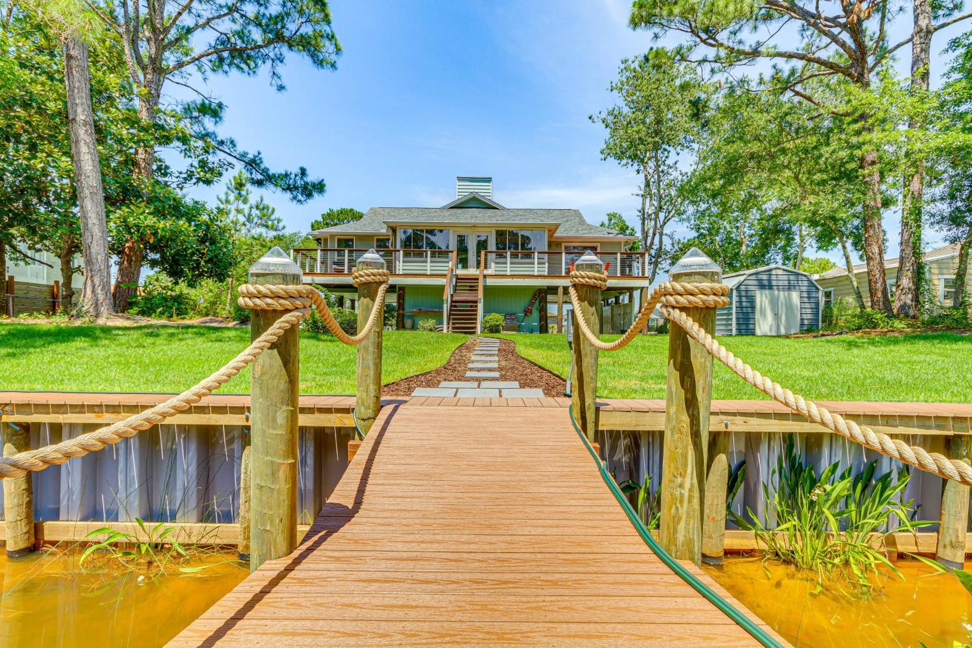Waterfront Florida Vacation Rental With Boat Dock Milton Exterior foto