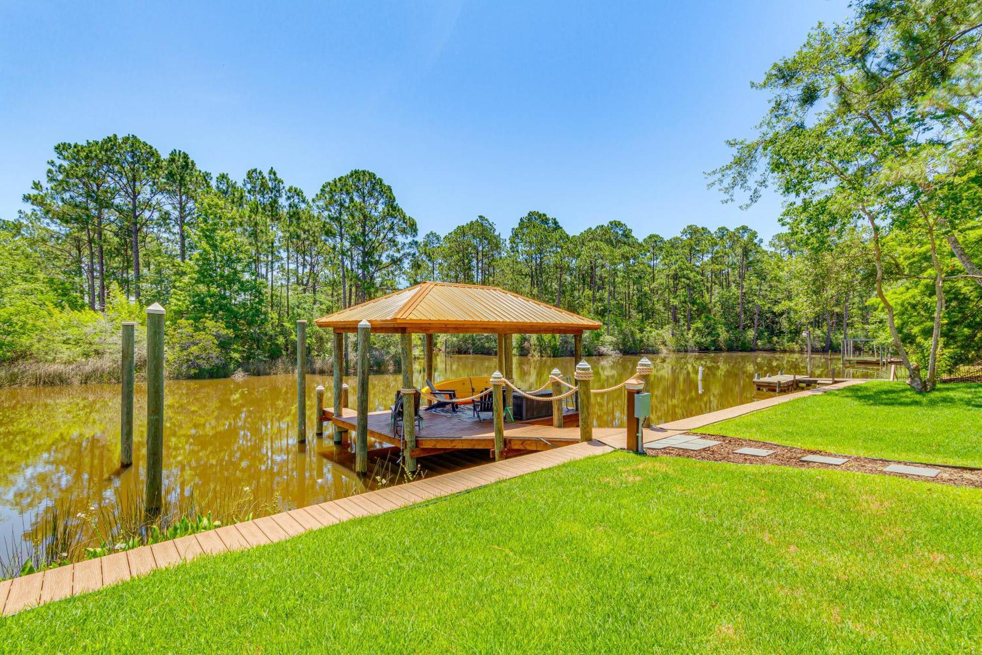 Waterfront Florida Vacation Rental With Boat Dock Milton Exterior foto